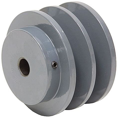 3.15 OD 1/2 Bore 2 Groove Pulley | Finished Bore Pulleys | Pulleys ...