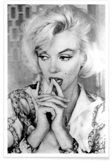 Marilyn Monroe Wearing A Blouse Poster JUNIQE