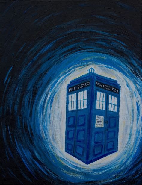The Living Geek Doctor Who Painting The Tardis In Space