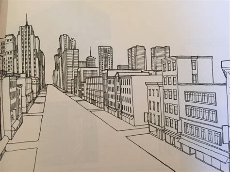 City Street Drawing At Getdrawings Free Download