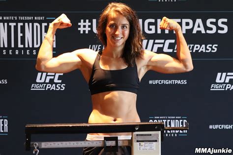 Maycee Barber Dwcs 13 Weigh Ins Mma Junkie