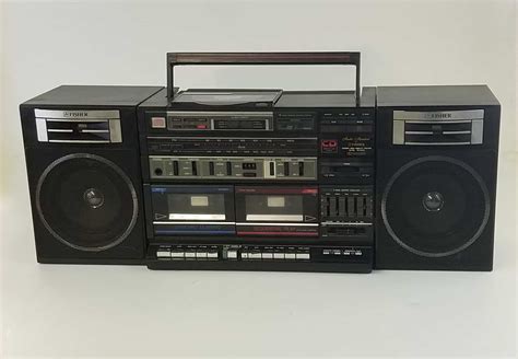 1980s Cd Cassette Amfm Boombox Fisher Ph D 715 Hangar 19 Prop Rentals