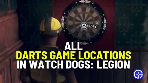 How To Quickly Find Darts Game Locations In Watch Dogs Legion Darts