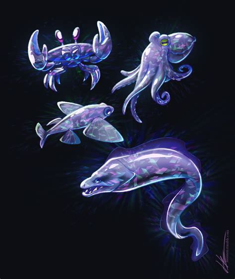 Game Concept Art Sea Creatures On Behance