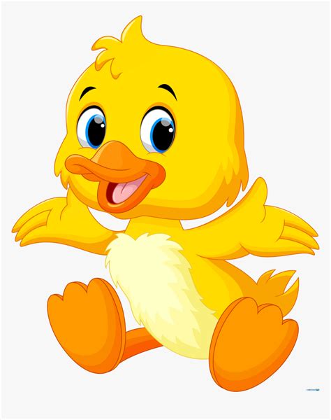 Transparent Duck Clipart Png Cute Baby Duck Cartoon Png Download