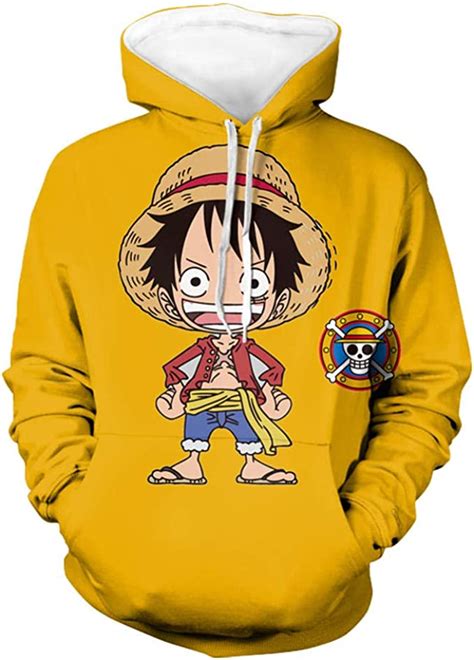 One Piece Mens 3d Hoodies Anime Printed Hoodie Fashion Long Sleeve