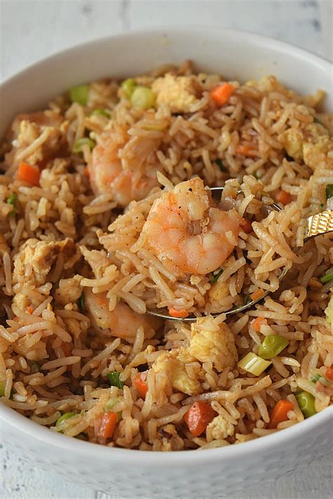 Authentic Chinese Shrimp Fried Rice Savory Bites Recipes A Food