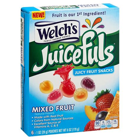 Welchs Juicefuls Mixed Fruit Snacks Shop Fruit Snacks