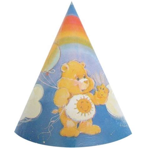 Care Bears Vintage Cone Hats 8ct Care Bears Birthday Party Care Bear Party Care Bears Vintage