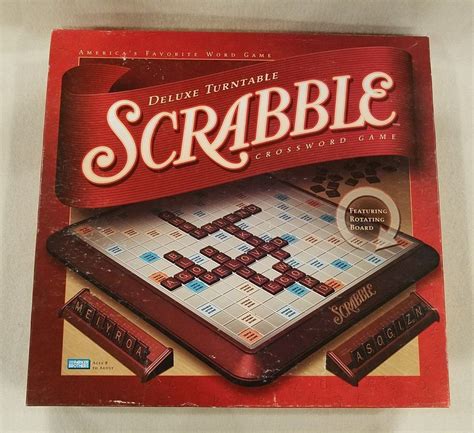 Milton Bradley 4034 Scrabble Deluxe Edition Board Game For Sale Online