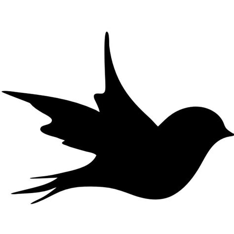 Bird Silhouette Papercraft Pinterest