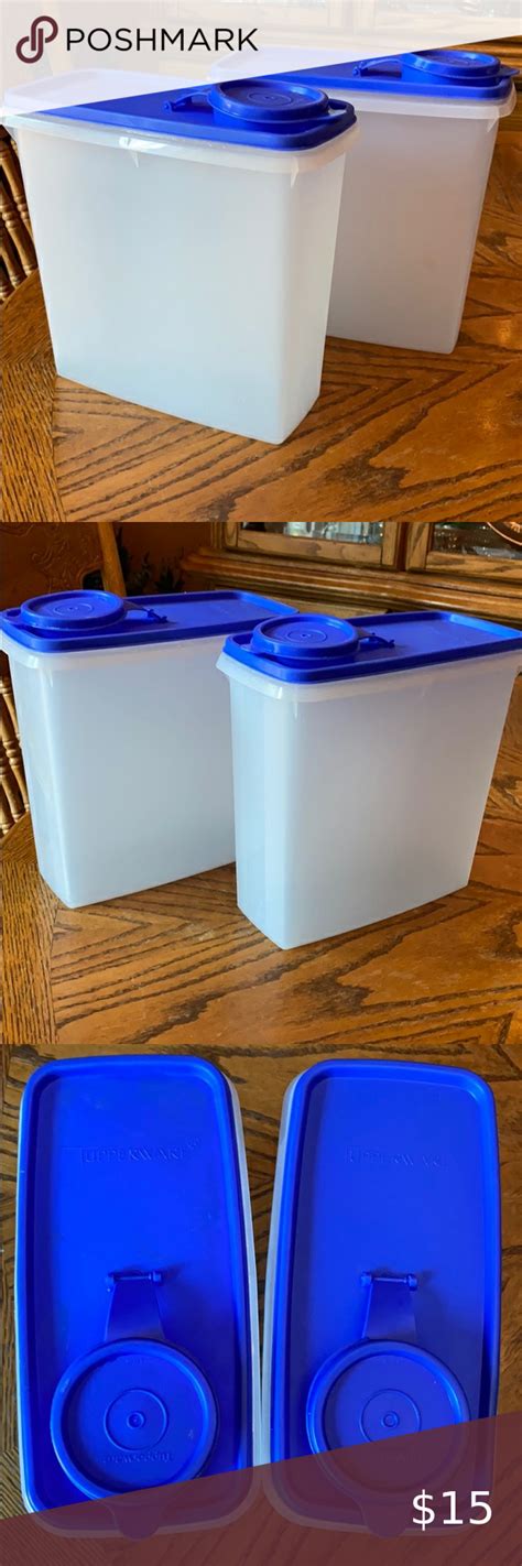 The container cup / s01e11 : Tupperware Cereal Containers Two 12 cup cereal or snack ...