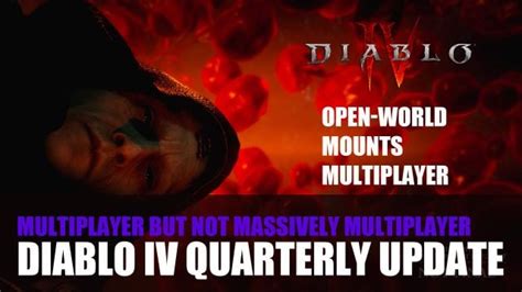 Diablo 4 Is A Multiplayer But Not Massively Multiplayer Fextralife
