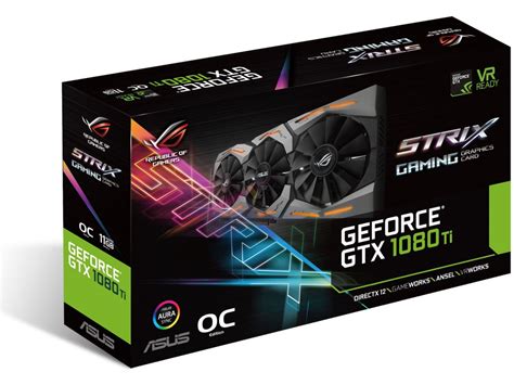 Asus Geforce Gtx 1080 Ti 11gb Rog Strix Oc