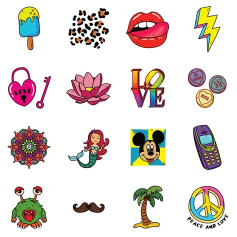 Temporary Tattoos Set Pack Of 25 Pick And Mix Diy Temporary Etsy