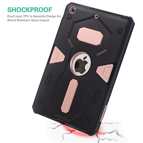 Hybrid Shockproof Rugged Heavy Duty Hard Case Cover For Apple Ipad Mini