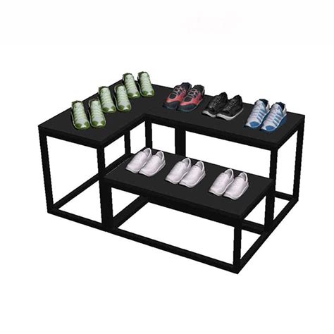 Modern Commercial Retail Shoe Display Table Rack Boutique Store
