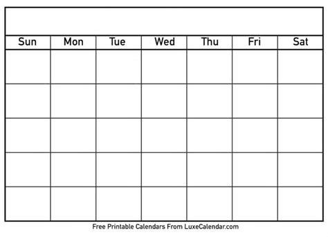 Blank Full Page Calendar Colonarsd7 Within Blank Calender Template