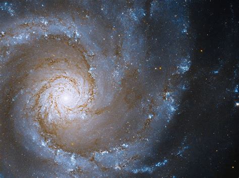 Hubble Space Telescope Captures Face On Grand Design Spiral Galaxy Ngc