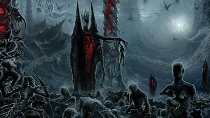 Death Demon Dark Wallpapers Souls Necromancy Corpse