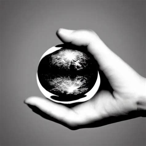 Hand With Reflecting Sphere Made By M C Escher Stable Diffusion