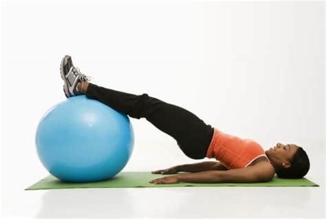 Stability Ball Balance And Core Strength Exercises Infofit Personal