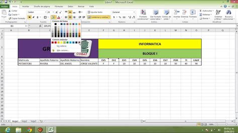 Ejemplo De Boleta De Calificaciones En Excel Ejemplo Sencillo Images