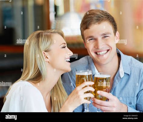 Flirting Couple Bar Hi Res Stock Photography And Images Alamy
