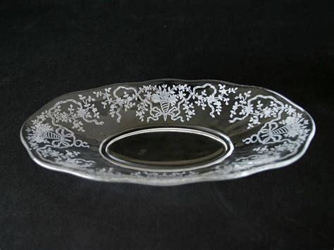 There was a time when relish trays were front and center on every holiday and special occasion table. Fostoria Crystal Etched Corsage Nine Inch Relish Tray Dish ...