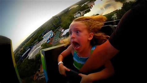 New Funny Kids On Roller Coasters Hilarious Reactions Youtube
