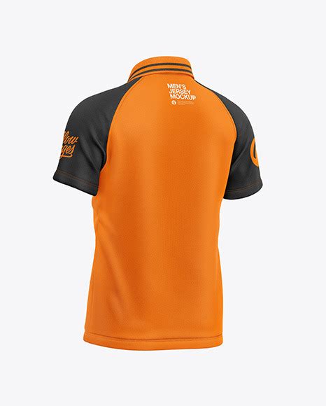 Download Men's Short Sleeve Polo Raglan Mockup in Apparel Mockups ...