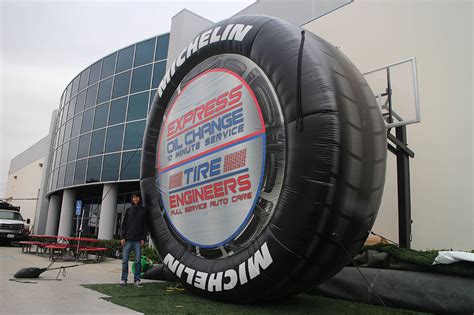 Giant Inflatable Tire Display Replica