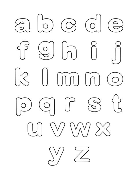 Free Alphabet Bubble Letters Printables Printable Templates