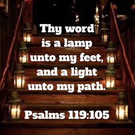 Thy Word Is A Lamp Unto My Feet And A Light Unto My Path Psalms
