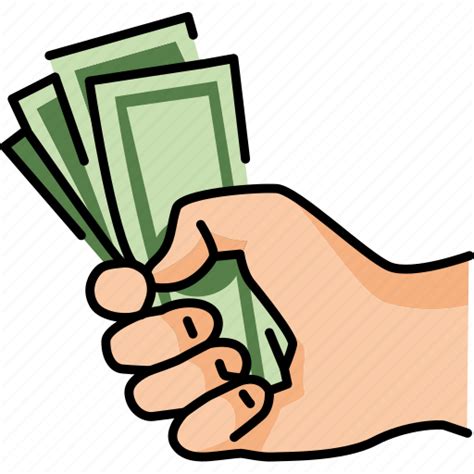 Hand Holding Money Icon Download On Iconfinder