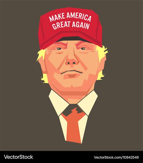 Trump Make America Great Again Royalty Free Vector Image