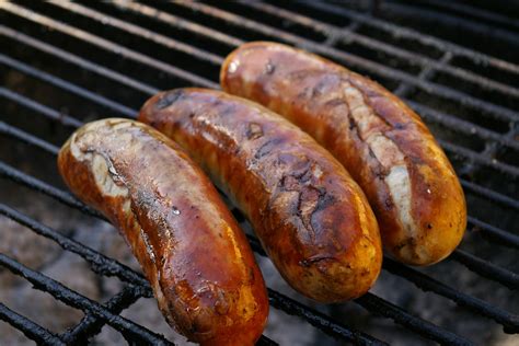 รูปภาพ Cumberland Sausage ไส้กรอก Thuringian Bratwurst บารบีคิว