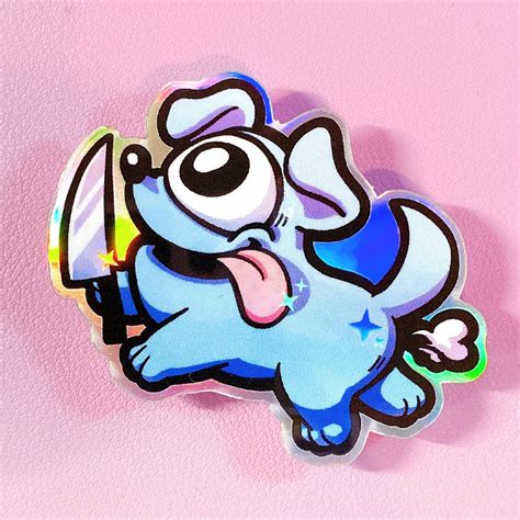 Among Us Dog Pet Impostor Sticker Holographic | Etsy