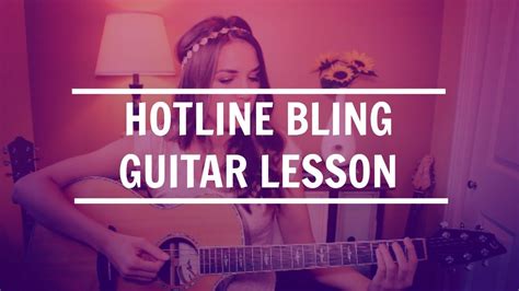 hotline bling guitar tutorial drake how to play easy youtube