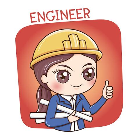Premium Vector Female Engineer
