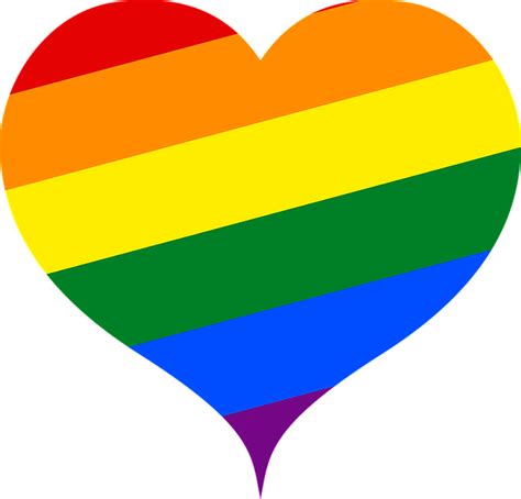 Download Heart Pride Rainbow Royalty Free Vector Graphic Pixabay