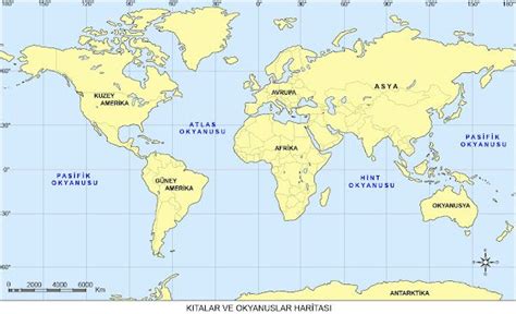 Dünya Haritası Harita Coğrafya Haritalar