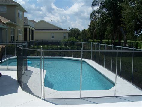 Drill holes in a piece of board place the gate lock on the inside post of the gate, with the latch sitting above the fence line. All About In-Ground Pool Safety Fences - ChildGuard Pool ...