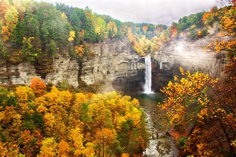 Taughannock Falls Fall Colors A Photo On Flickriver