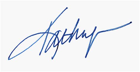 Signature With Blue Ink Blue Handwritten Signature Png Free