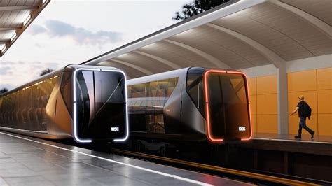 Metro Train Of The Future Behance Behance