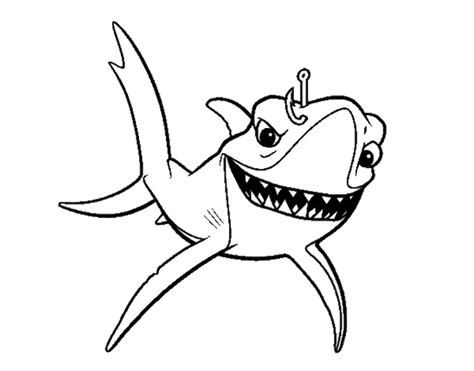 Push pack to pdf button and download pdf coloring book for free. Finding Nemo Bruce Coloring Pages at GetColorings.com ...