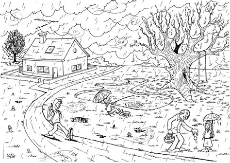 33 dibujos de Paisajes para colorear | Oh Kids | Page 3