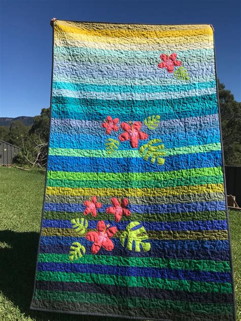 Tropical Sunset Quilt An Aussie Hero Quilt Samelias Mum