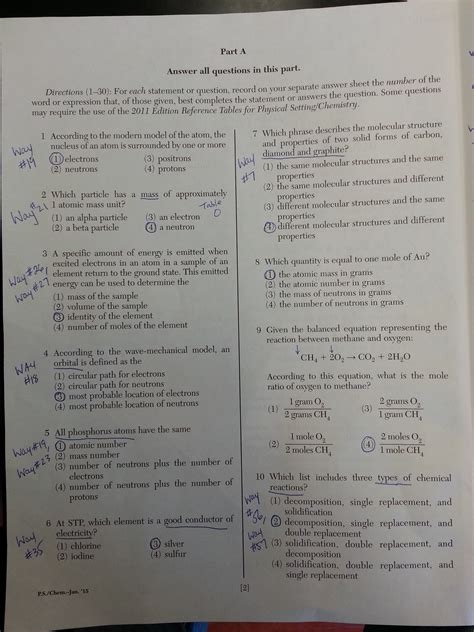 January 23 2020 Global Regents Answer Key